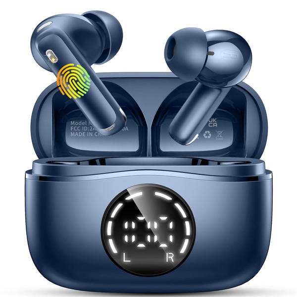 Wireless Earphones, 2025 New Model, Bluetooth 5.4, Automatic Pairing, 48
