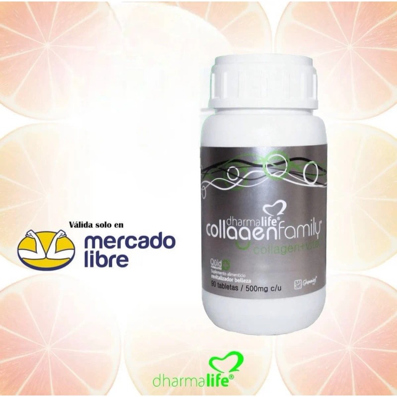 Colgeno Hidrolizado Vitamina C Dharmalife 90 Tabletas Sin Sabor