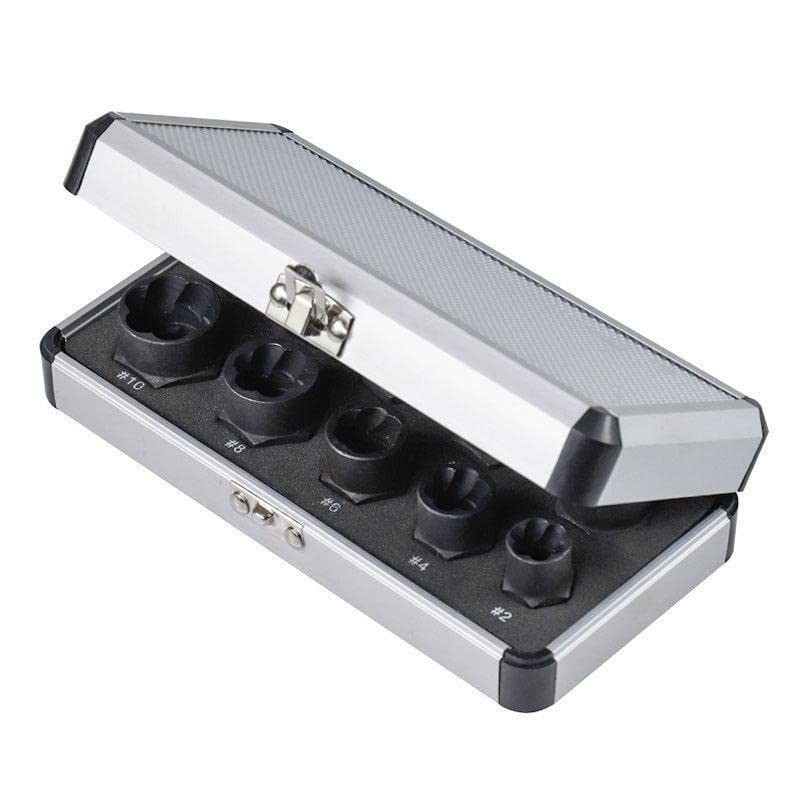 10 PCS Nut Remover Impact Nut Extractor Set, Bolt Extractor
