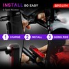 New Version 400-Lumen High-Brightness Bicycle Front and Rear Lights Set,