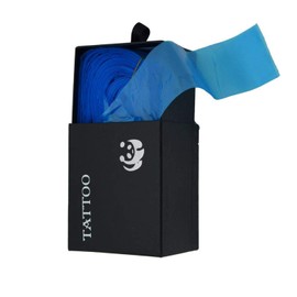 Cord Covers,One Box of 100PCS Plastic Blue Clip Cord Sleeves,Clip Cord Covers for Supply (Blue)