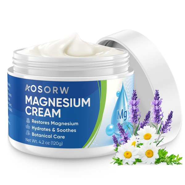 AOSORW Topical Magnesium Cream for Sleep– Soothing Magnesium Lotion for