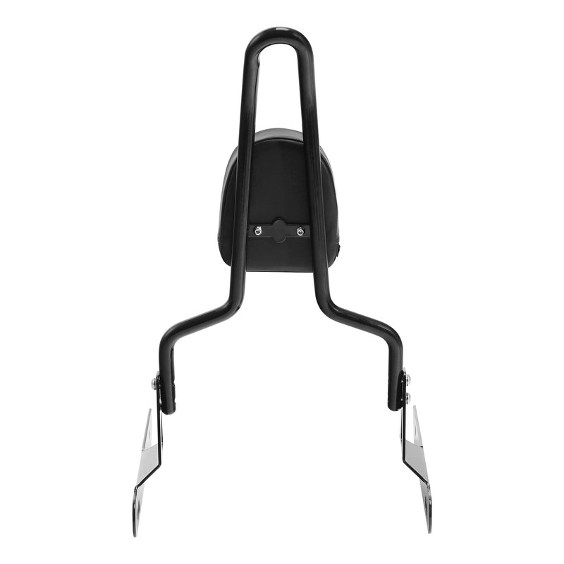 TCT-MOTORPARTS Black Detachable Passenger Backrest Sissy Bar Fits for Harley