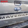 For 2022-2025 Maverick 0.3 in Matte Black Tailgate Insert Letters