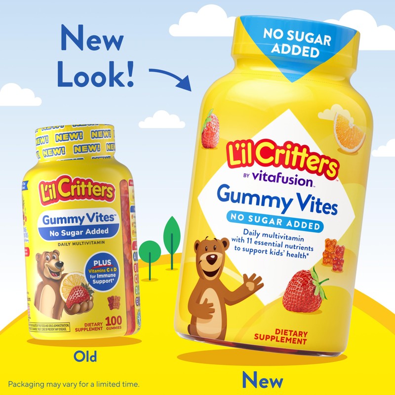 L’il Critters Gummy Vites No Sugar Added Daily Gummy Multivitamin