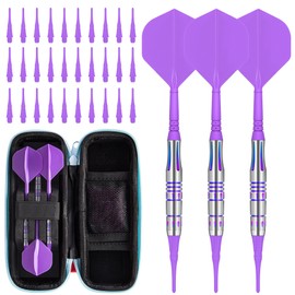 Cyeelife Tungsten Steel Darts Soft Darts-Purple
