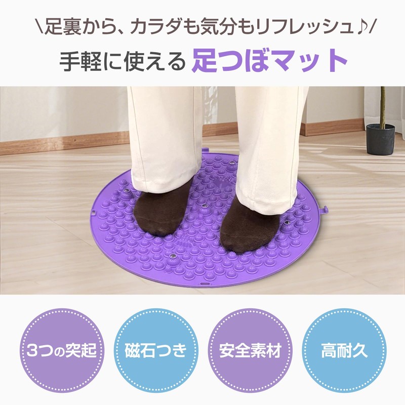 Fkstyle Foot Mat for Pressure Points, Acupressure Board, Acupressure, Slow