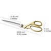 10.5 inch Fabric Tailors Scissors Copper Stainless Steel Sharp Dressmaker