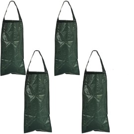 Hanging Strawberry and Tomato Planter Bags, 4Pcs 8 Hole Upside Down Tomato Planter Hanging Bag with Handle,Upside Down Tomatos Plant Hang Bag Strawberry Grow Bag