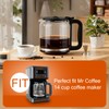 14 cups coffee maker replacement pot, compatible with mr coffee