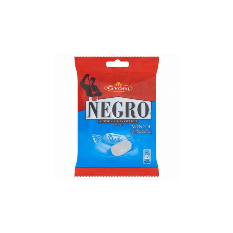 Hungarian Negro Hard Candy Menthol Flavor| Throat Sweeper Cough Lozenges