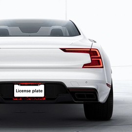 Blood Drop License Plate Frame Aluminum Metal Red Blood Spatter Car Tag Holder Frames with 2 Holes and Screws 12.3 x 6.3 Inch Decoration for US Vehicles Standard for Women Men