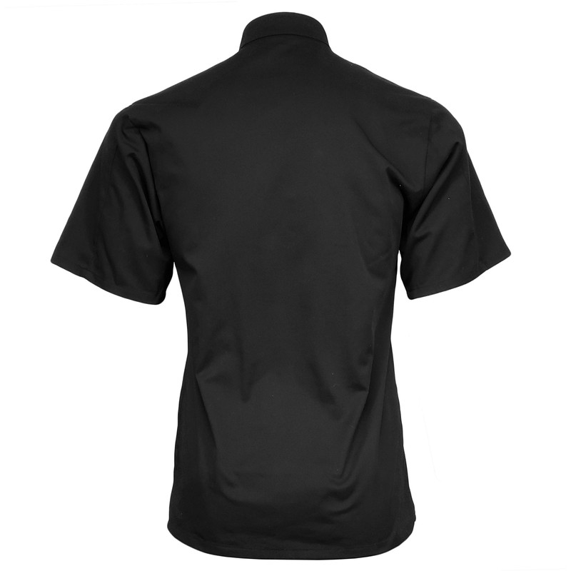 ChefsCloset Short Sleeve 10 Button Chef Coat, Unisex Cotton Blend