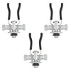 3 Pack of Phoxinus Anodised Aluminium Butt Rests. Adjustable rod
