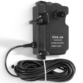 Yoursme CVA-24T Valve Actuator Compatible with All 24VAC Control Systems, for 2 or 3 Port Valves, Replacement for Pentair 263045 Valve Actuator, 24 Volt AC 180 Degree Rotation, 25 Feet Cable