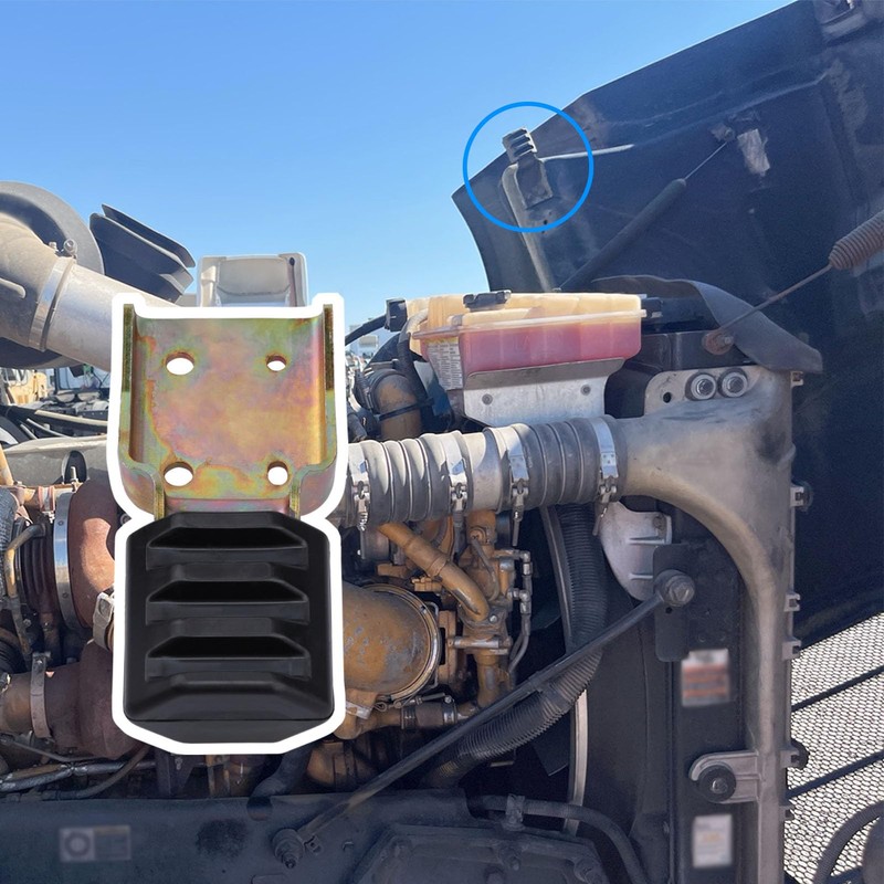 GYUPTRK 2 Pack Upper Hood Guide Bracket Fit for Peterbilt