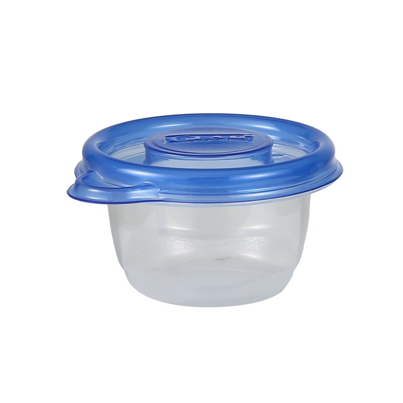 Glad GladWare Mini Round Food Storage Containers with Lids, Small