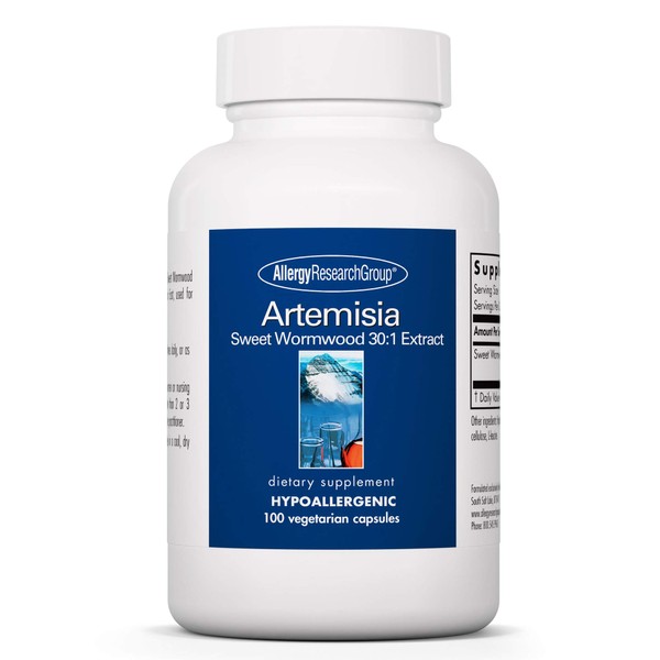 Allergy Research Group - Artemisia - Sweet Wormwood Extract - 100 Vegetarian Capsules