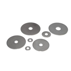 Body Washers M12 Stainless Steel V2A Pack of 6 Washers 12.5 x 50 x 1.5 mm Stainless Steel A2 VA Mudguard Washers Checked Washers