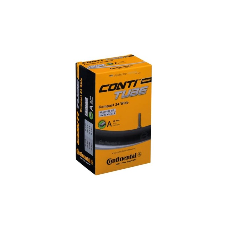 Continental Men's Compact Tubes Bike Parts, Other, [50-507->60-507]