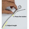 2 Sets Adjustable Hanging Wire Kit, Stainless Steel Multipurpose Suspension