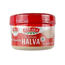 Baraka Sesame Halva | Delicious Sweet Sesame Seed Appetizer, Vegan, Dairy Free,Original Halvah Candy Handmade in Lebanon, 14.10 oz (Pack of 1)