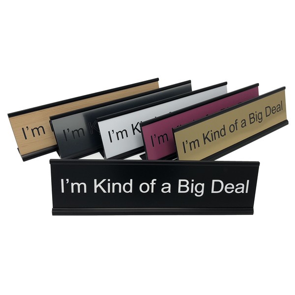 Lotsa Laughs Desk Plate by Griffco Supply - I'm Kind