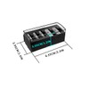 2 Pack 5 Hole Makeup Pencil Sharpener Set,Eyebrow and Lip
