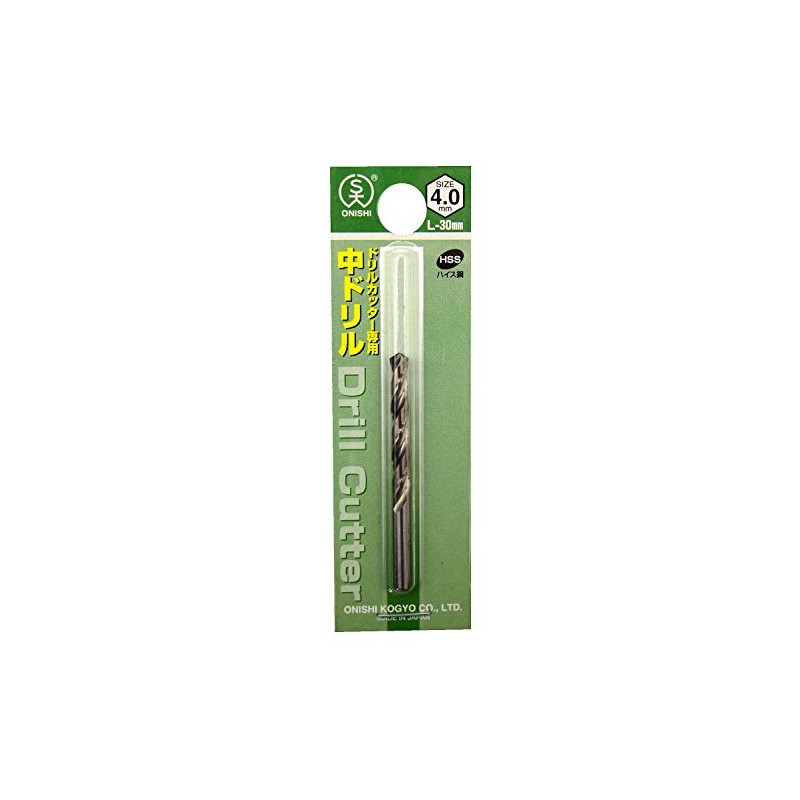 Onishi Kogyo Dedicated Medium Drill (NO.23) 4.0 (Lmm30) (Metal/Metal)