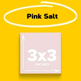 Post-it Super Sticky Notes, 5 Sticky Note Pads, 3 x 3 in., School Supplies, Office Products, Sticky Notes for Vertical Surfaces, Monitors, Walls and Windows, Pink Salt