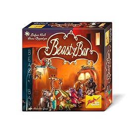 Zoch 601105155 Beasty Bar - The Snappy Card Game, Now with XXL Cards in New Box Size, for 2 to 4 Players, Strategy Game, for Children from 8 Years