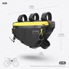 Rhinowalk Bike Frame Bag Waterproof Bike Triangle Bag 1.8L Bicycle