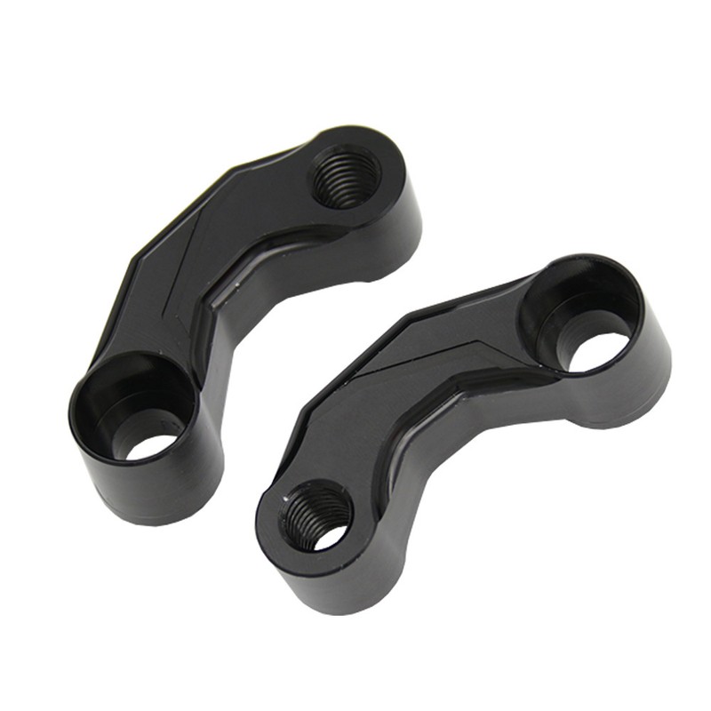Motorcycle Mirror Riser Extender Adaptor Handlebar Mount Mirror Riser Extenders