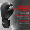 Revgear 10500 Pro Guantes de Entrenamiento de Piel, Negro, 12