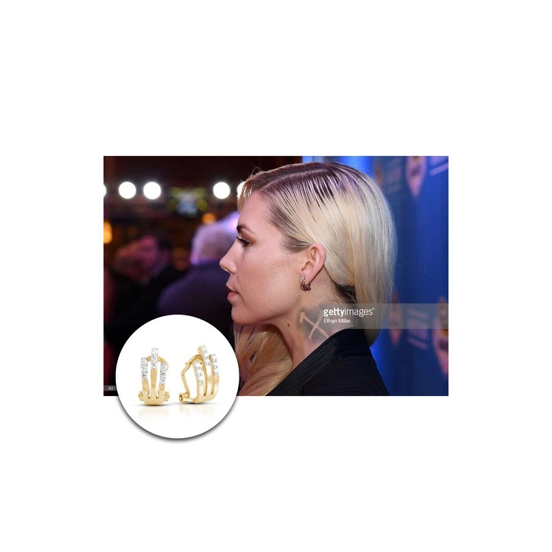 Belle Etoile Fontaine Earrings - White, One Size