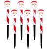 Christmas Solar Lights Yard Decorations Holiday Pathway Stake Lights (6