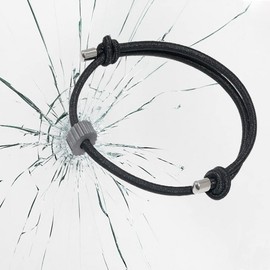 Self-Defense Hair Tie Emergency Escape Bracelet Portable Women's Self-Defense Item Steel Ball Tungsten Gear 10ea