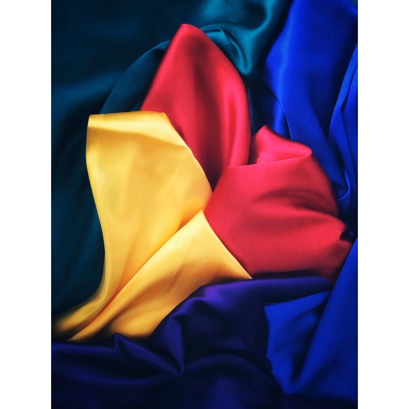 D343 Fabric Book Beautiful Polyester Satin Fabric Material Fabric per
