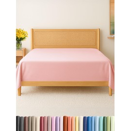 Sábana encimera tamaño individual XL, solo sábana encimera de calidad de hotel, ultrasuave, transpirable y refrescante, sin decoloración y arrugas, fácil de cuidar, resistente a las manchas y al