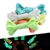 Zhenp 10 Pairs of Fluorescent Shoelaces, Luminous Flat Shoelaces, Width