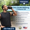 FREEDA Calcium 600 mg with Vitamin D3 400 IU –