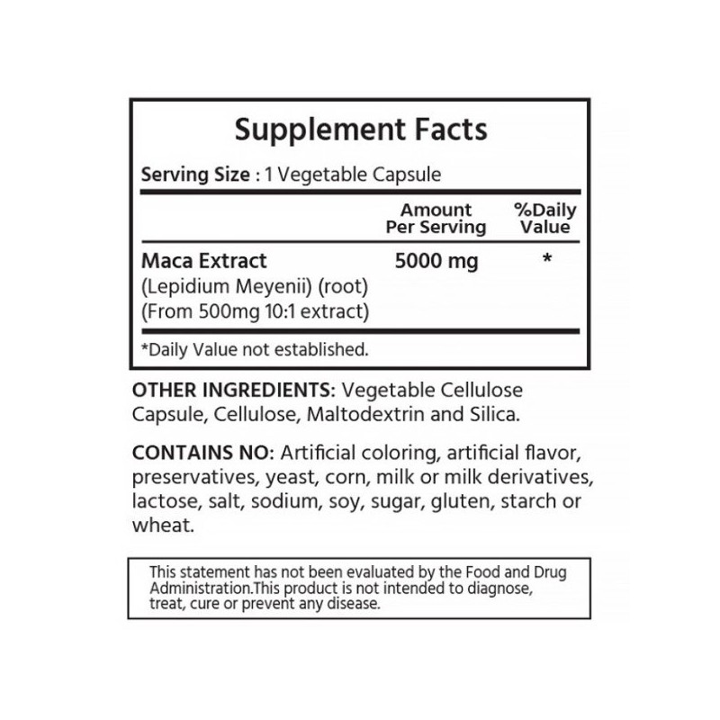 마이라이프 고함량 유기농 마카 5000mg 120야채캡슐 MyLife High-Content Organic Maca