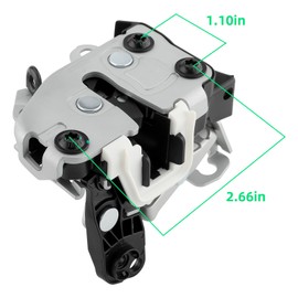 Front Door Lock Latch Assembly for 1999-2008 Ford F150, F250, F350, F450, F550, F650, F750, Ford Excursion, 2006-2008 Lincoln Mark LT, Left Driver Side, Replace 6C3Z-2521813-A 3C3Z-2521813-AA