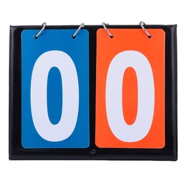 BESPORTBLE Score Flipper Basketball Score Keeper Table Top Scoreboard Portable 2-Digit Scoreboard for Sports Match Daily Use Outdoor Outside