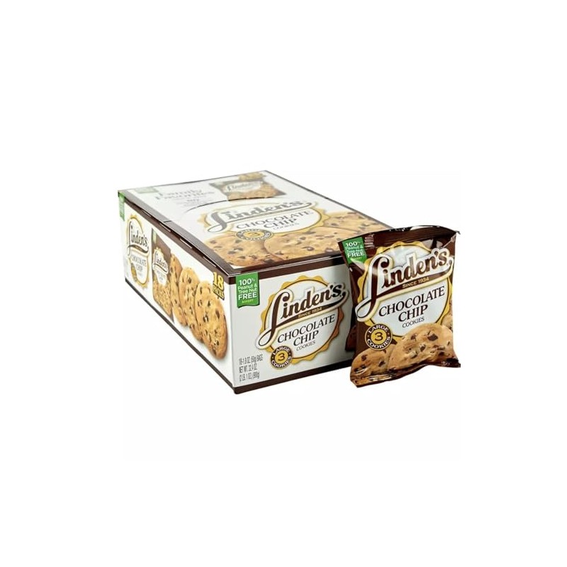 Generic Lindens Chocolate Chip Cookies, 3 Cookies/18 Pack