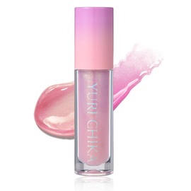 JUR MORNIER Shimmer Glitter Lip Gloss Oil,6 Color Hydrating Sparkly Lipstick,Non-Sticky Fresh Texture Lip Oil,Long Lasting Moisturizing Lip Makeup (#02)