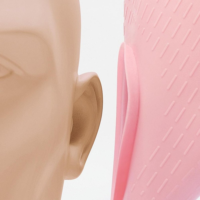 Silicone Swimming Hat with 3D Ear Protection Hat for Men