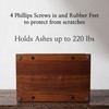 Aspen Studio AspenStudio Cross Walnut Wooden Urn for Cremation Human