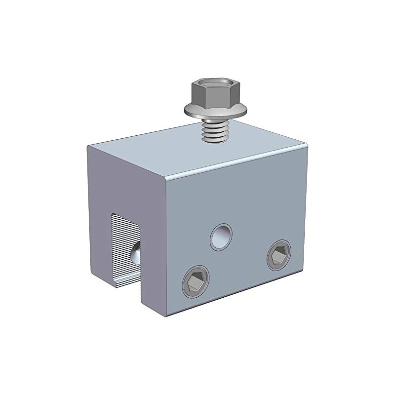 MageClamp Standing Seam Metal Roof Mounting and Racking Bracket Clamp