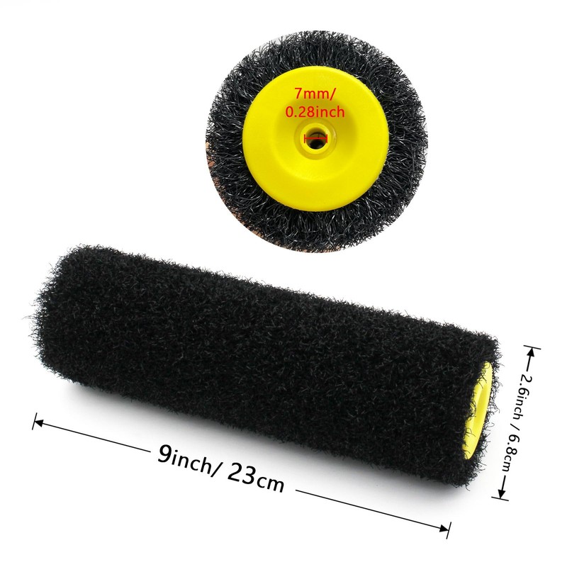 XWADJCD 9 Inch Drywall Compound Roller Cover, Drywall Texture Roller,